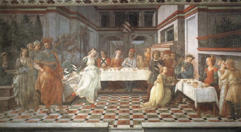 Fra Filippo Lippi The Feast of Herod china oil painting image